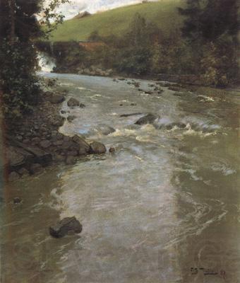Frits Thaulow The Lysaker River in Summer (nn02) Germany oil painting art